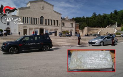 In auto con oltre un chilo di cocaina: arrestata 43enne a San Giovanni Rotondo