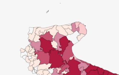 Covid, in Puglia oggi 134 casi e 17 decessi: nel Foggiano 8 positivi e 3 morti